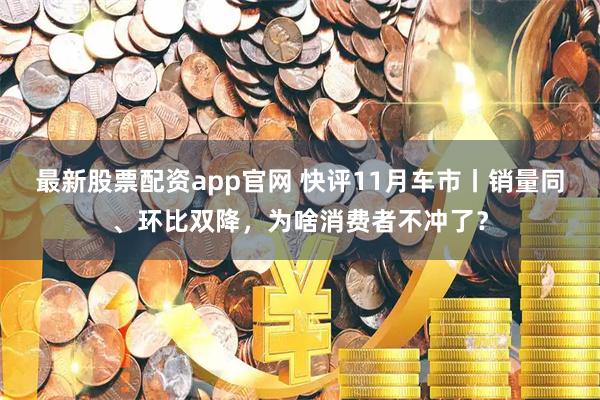 最新股票配资app官网 快评11月车市丨销量同、环比双降,为啥消费者不冲了?